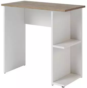VICCO Simple Schreibtisch wei&szlig;/Artisan-Eiche, 80x40cm (59814)