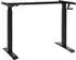 vidaXL Schreibtisch mit Stauraum schwarz/dunkelbraun 120x60cm (3426555)