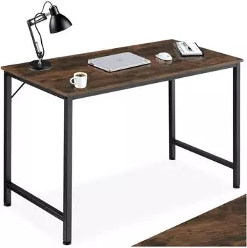 TecTake Jenkins Schreibtisch Holz/Stahl, Industrial, 120cm