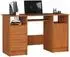 RAUMHIRSCH Schreibtisch mit Tastaturauszug & Soft-Close Schubladen, Erle, 124cm (800001457586)