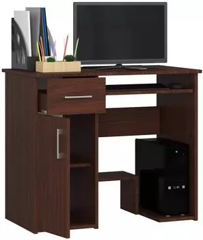 RAUMHIRSCH Schreibtisch 90cm mit Tastaturauszug, 1 Schublade, 1 T&uuml;r (800001457802)