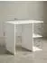 KADIMA DESIGN Schreibtisch WL5.757 weiß, 82x60x76cm, mit Ablage (WL5.757)