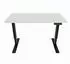 Bisley E-StarterTech elektrisch höhenverstellbarer Schreibtisch 160x80cm, weiß/schwarz (EST251608333005)