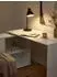 KADIMA DESIGN Eckschreibtisch mit Regal, weiß, 120x107x75cm