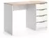 VICCO Ruben Schreibtisch 110x50cm, 4 Schubladen, weiß/Artisan-Eiche (35972)
