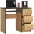 RAUMHIRSCH Schreibtisch 90cm, 3 Schubladen, Tastaturauszug, Eiche Craft (800001457784)