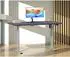 VCM E-Lona Schreibtisch elektrisch höhenverstellbar, anthrazit/silber, 110x50cm (E-Lona)