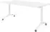 bümö Seminartisch klappbar & fahrbar, 180x80cm, weiß/weiß (BU-KFZ19-W-W)