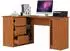 RAUMHIRSCH Schreibtisch mit 3 Schubladen & Regalablage, Erle, 60x77x135cm (800001457387)
