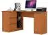 RAUMHIRSCH Schreibtisch mit 3 Schubladen & Regalablage, Erle, 60x77x135cm (800001457387)