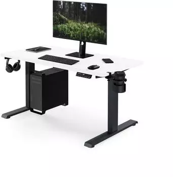 Jan Nowak ARIA elektrisch h&ouml;henverstellbarer Schreibtisch 120x60cm, 110kg, USB-C