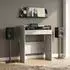 vidaXL DJ-Tisch betongrau 82x45x102cm Holzwerkstoff (8006751)
