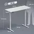 HomCom Höhenverstellbarer Schreibtisch elektrisch 140x60cm, Memory-Funktion, weiß (838-639V92WT)