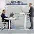 HomCom Höhenverstellbarer Schreibtisch elektrisch 140x60cm, Memory-Funktion, weiß (838-639V92WT)
