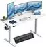 HomCom Höhenverstellbarer Schreibtisch elektrisch 140x60cm, Memory-Funktion, weiß (838-639V92WT)