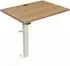 STIER Steh-Tisch 501-9 elektrisch höhenverstellbar 80x60cm nussbaum (907785)