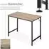 TecTake Schreibtisch Jenkins Holz & Stahl, Eiche Sonoma, 80cm
