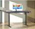 VCM E-Lona Schreibtisch elektrisch höhenverstellbar 140x50cm, anthrazit-schwarz