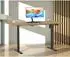 VCM Lona Schreibtisch elektrisch höhenverstellbar 110x80cm, schwarz/Honigeiche