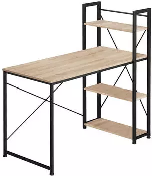 TecTake Schreibtisch Hershey Eiche Sonoma, 120x122x61cm