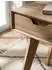 KADIMA DESIGN Schreibtisch skandinavisch 120x55x77cm, 2 Schubladen, Eichenbeine