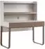 Beautysofa BOREO B02 Schreibtisch mit Regalaufsatz, 2 Schubladen, 120cm, Kaschmir/Hellbraun (800001979291)