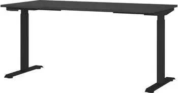 Germania 7908-547 elektrisch h&ouml;henverstellbarer Schreibtisch 160x80cm schwarz/schwarz (7908-547)