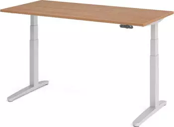 Hammerbacher Ergonomic Aktiv XBHM16 elektrisch h&ouml;henverstellbarer Sitz-Steh-Schreibtisch