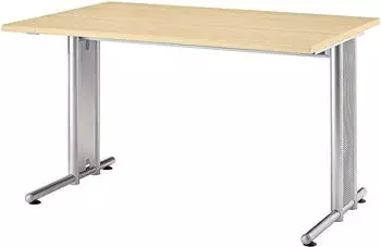 Hammerbacher Ergonomic N-Serie NS12/3 Schreibtisch 120x80cm Ahorn/silber