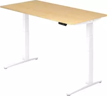 Hammerbacher Ergonomic Aktiv XBHM16 elektrisch h&ouml;henverstellbarer Sitz-Steh-Schreibtisch