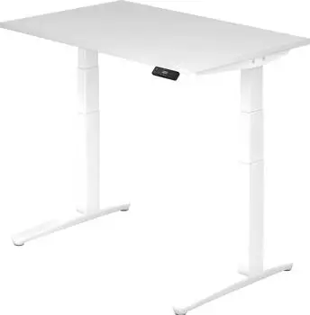 Hammerbacher Ergonomic Aktiv XBHM12 elektrisch h&ouml;henverstellbarer Sitz-Steh-Schreibtisch
