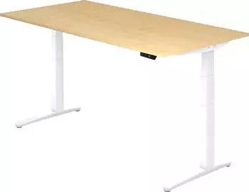 Hammerbacher Ergonomic Aktiv XBHM16 elektrisch h&ouml;henverstellbarer Sitz-Steh-Schreibtisch