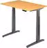 Hammerbacher Ergonomic Aktiv XBHM12 elektrisch höhenverstellbarer Sitz-Steh-Schreibtisch