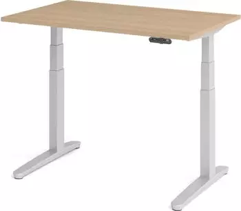 Hammerbacher Ergonomic Aktiv XBHM12 elektrisch h&ouml;henverstellbarer Sitz-Steh-Schreibtisch