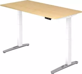 Hammerbacher Ergonomic Aktiv XBHM16 elektrisch h&ouml;henverstellbarer Sitz-Steh-Schreibtisch