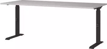 Germania 7912-630 Schreibtisch 180x80cm Kaschmir/schwarz