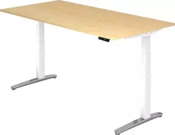 Hammerbacher Ergonomic Aktiv XBHM16 elektrisch h&ouml;henverstellbarer Sitz-Steh-Schreibtisch