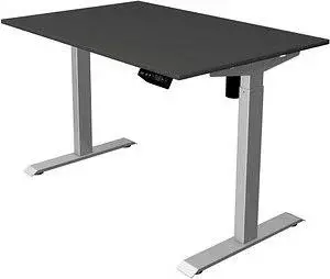 Kerkmann Move 1 elektrisch h&ouml;henverstellbarer Sitz-Steh-Schreibtisch 120x80cm anthrazit/silber (2269)