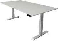 Sitz-/Stehtisch Move 4 neu elektr. verstellbar BxT-H 200x100-129cm lichtgrau