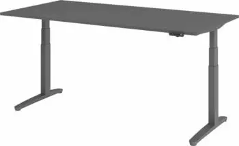 Hammerbacher Ergonomic Aktiv XBHM12 elektrisch h&ouml;henverstellbarer Sitz-Steh-Schreibtisch