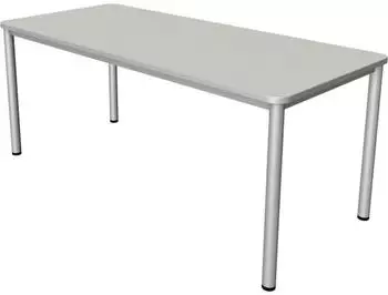 Kerkmann Prime Schreibtisch 180x80cm grau/silber (11040711)