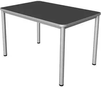 Kerkmann Prime Schreibtisch 120x80cm anthrazit/silber (11040413)