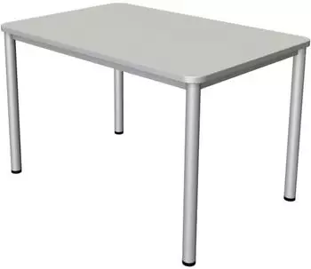 Kerkmann Prime Schreibtisch 120x80cm grau/silber (11040411)