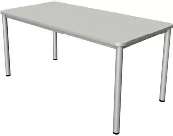 Kerkmann Prime Schreibtisch 160x80cm grau/silber (11040611)