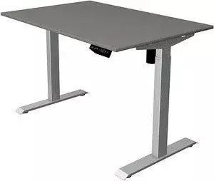 Kerkmann Move 1 elektrisch h&ouml;henverstellbarer Sitz-Steh-Schreibtisch 120x80cm graphit/silber (2268)