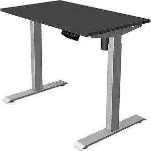 Kerkmann Move 1 elektrisch h&ouml;henverstellbarer Sitz-Steh-Schreibtisch 100x60cm anthrazit/silber (2264)