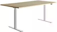 Topstar E-Table elektrisch h&ouml;henverstellbarer Schreibtisch ahorn rechteckig,