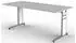 Kerkmann Form 4 Schreibtisch 180x80cm lichtgrau/silber (11410711)