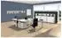Kerkmann Form 4 Schreibtisch 180x80cm lichtgrau/silber (11410711)