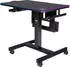 Thermaltake Cycledesk 100 elektrisch höhenverstellbarer Sitz-Steh-Schreibtisch 80x50cm schwarz/schwarz (GGD-CDW-BKEIRW-01)